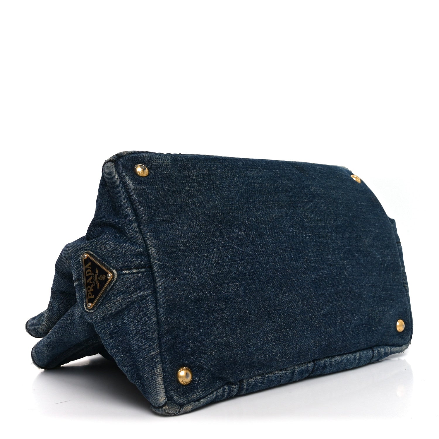 Denim Logo Tote Avio