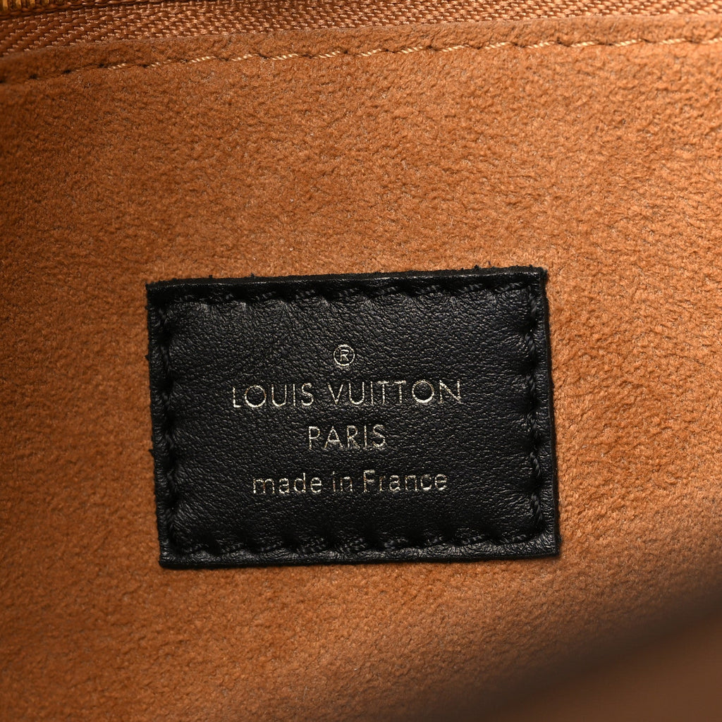 Calfskin Monogram On My Side MM Black