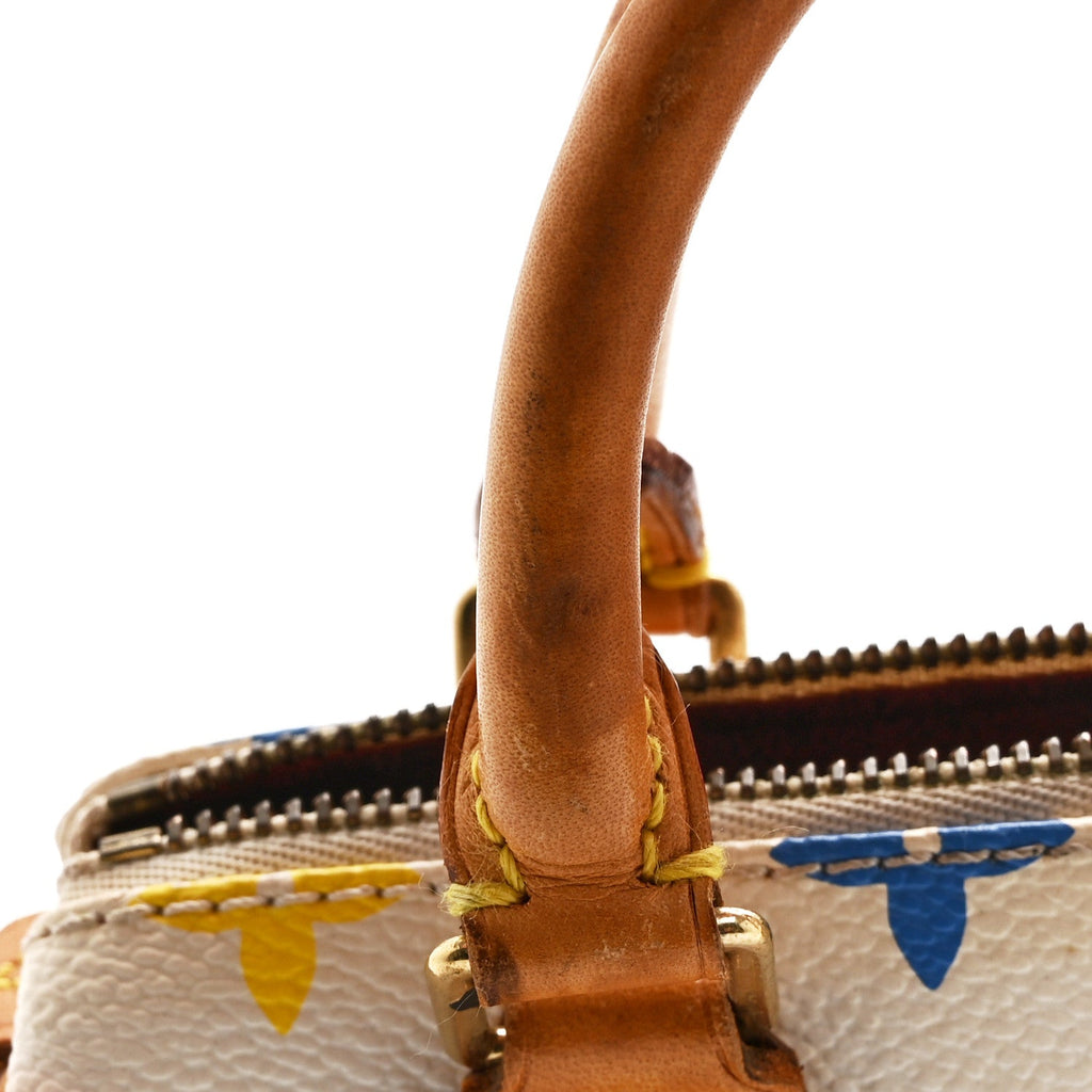Monogram Multicolor Mini Sac HL Speedy White
