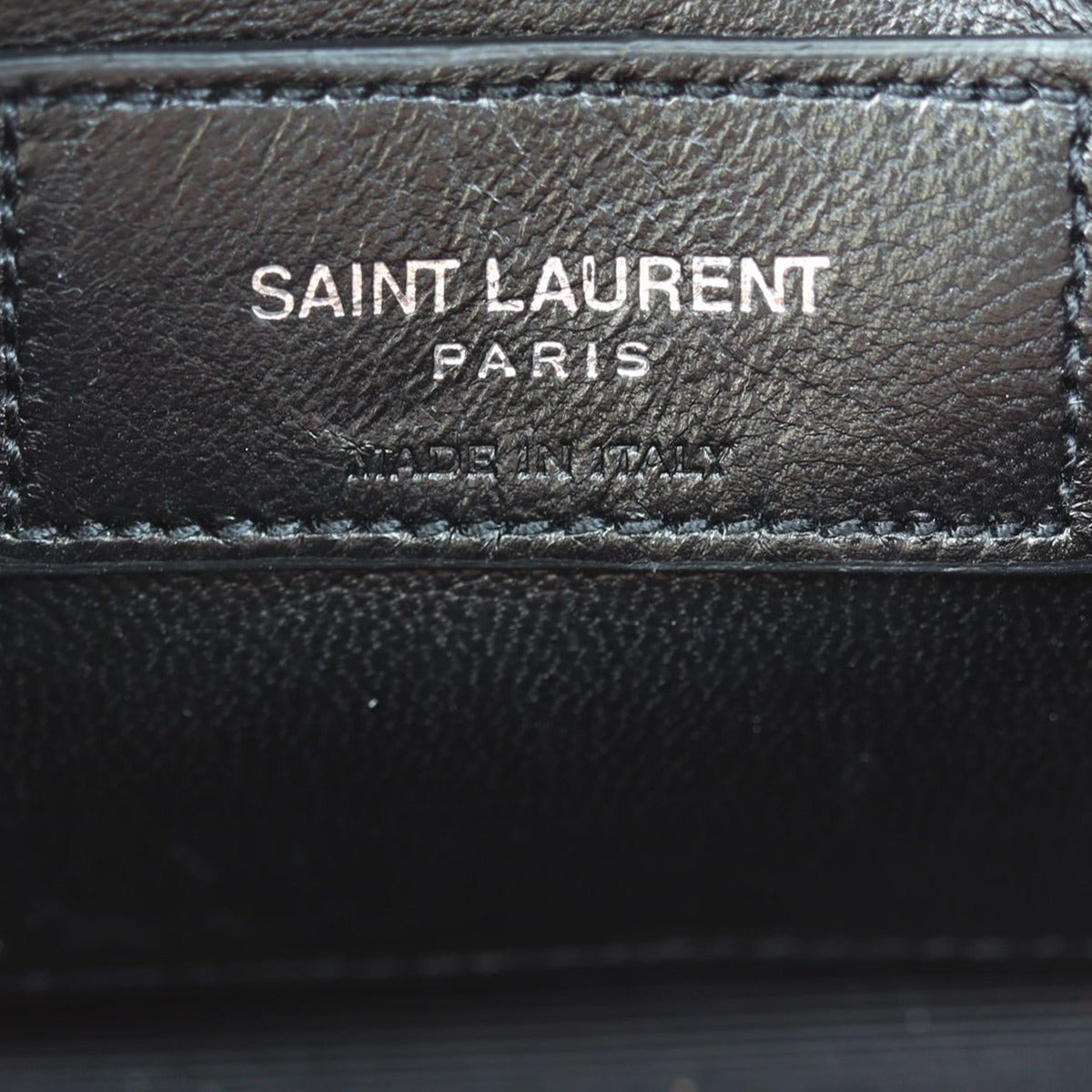 Saint Laurent Kate Tassel Chain Bag Small Croc-Embossed