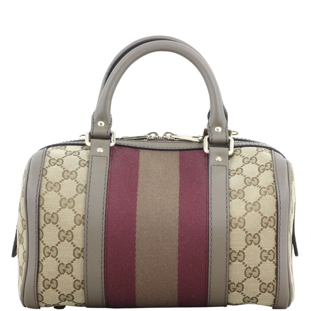Gucci Vintage Web Original GG Boston Bag Small