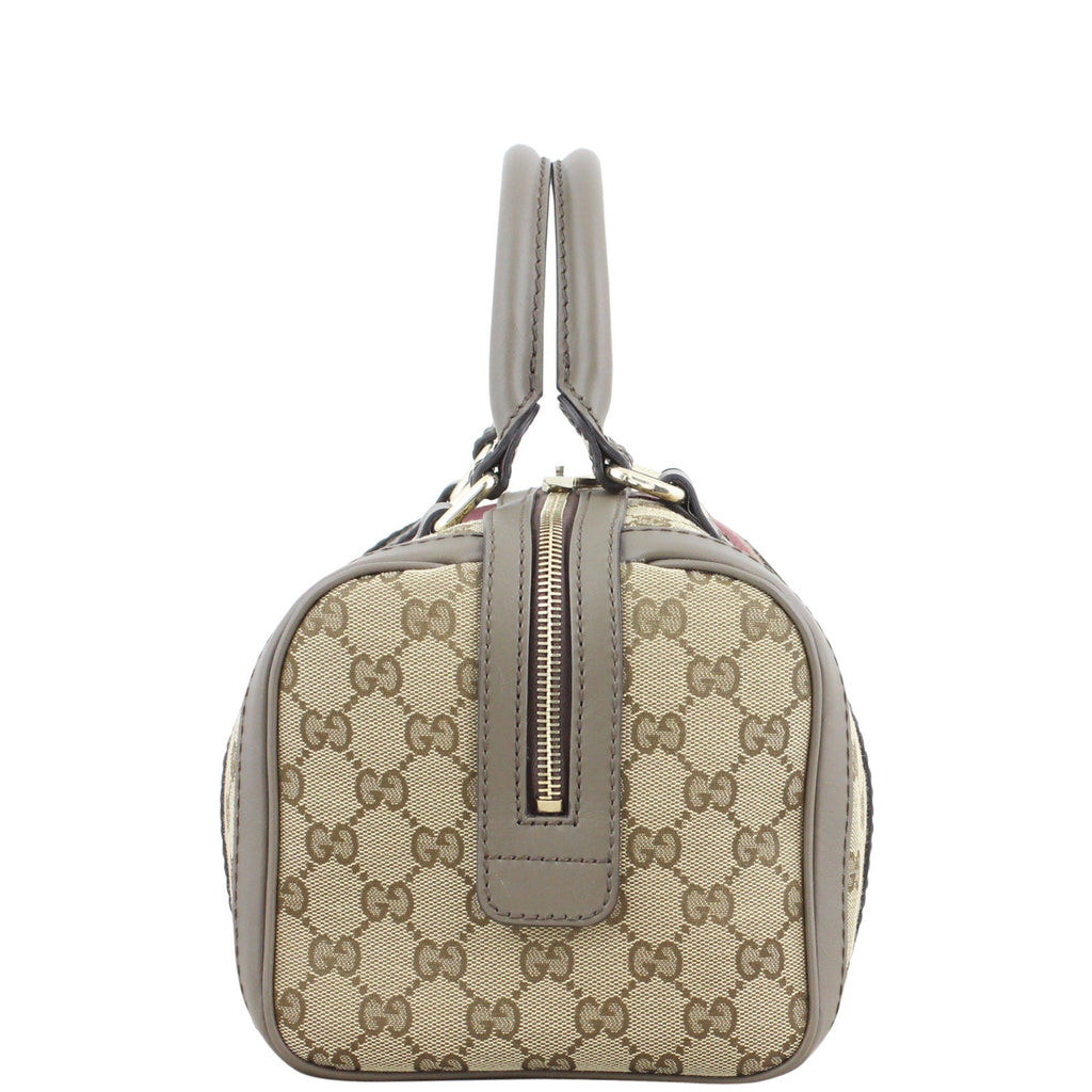 Gucci Vintage Web Original GG Boston Bag Small