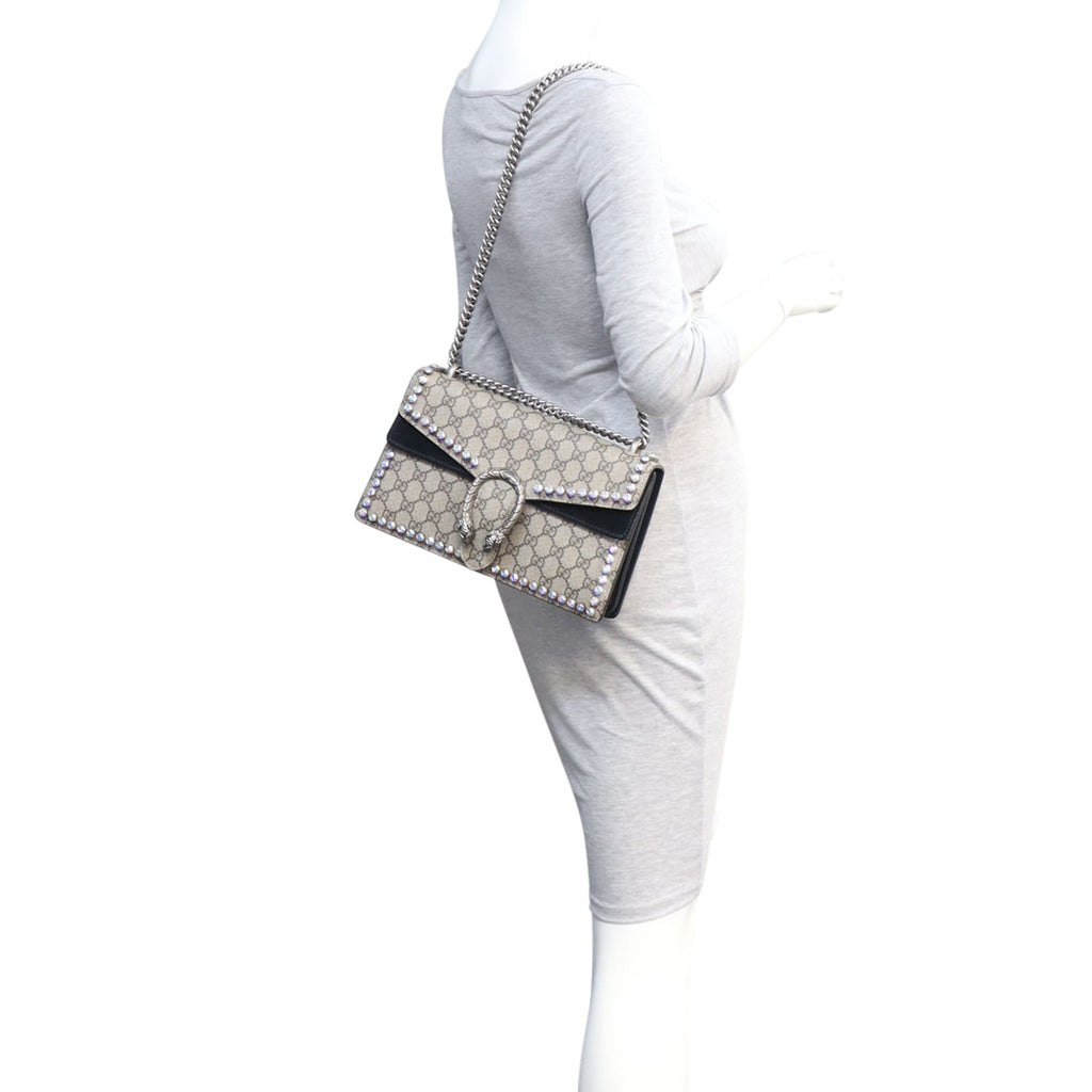 Gucci Dionysus Crystal Embellished Small Shoulder Bag