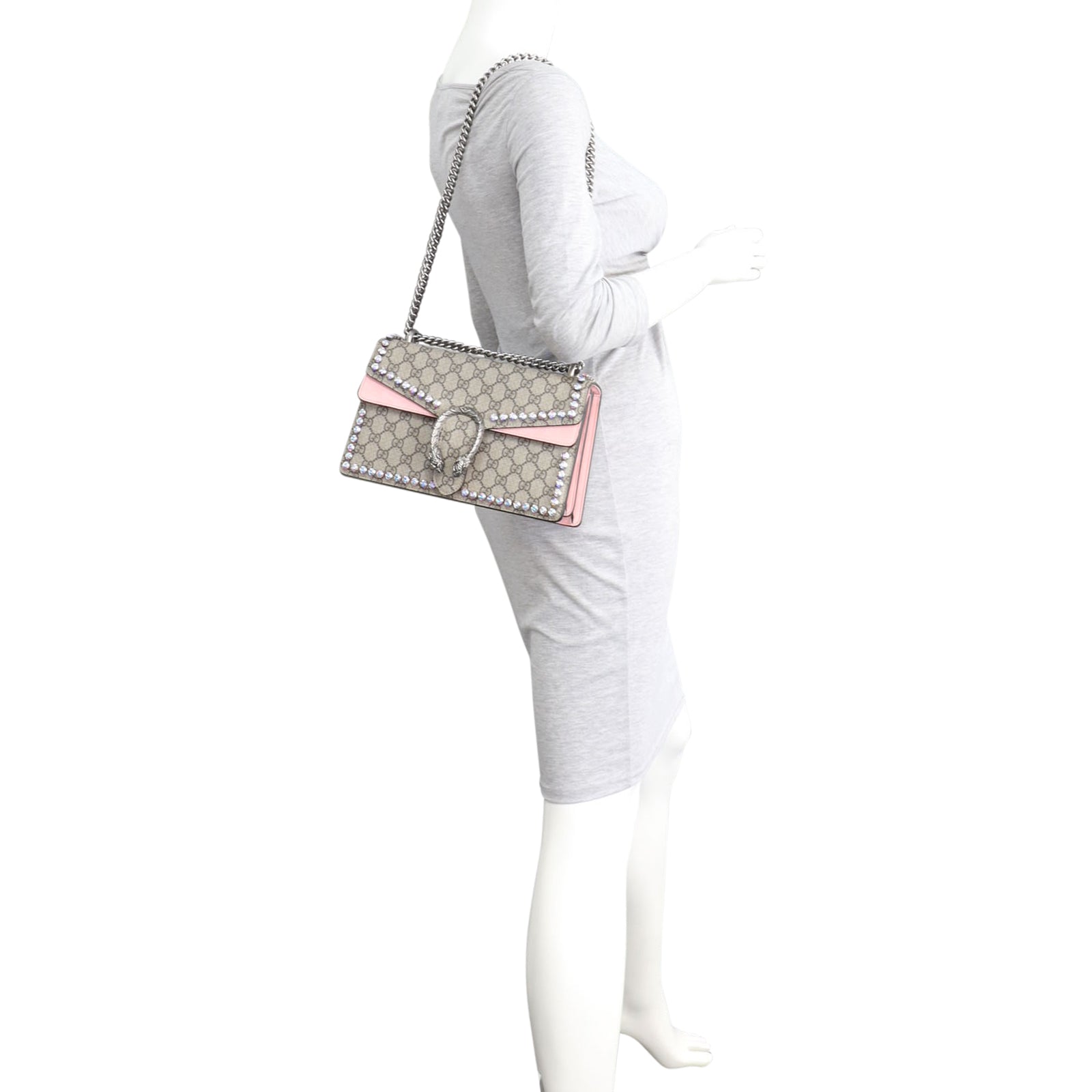 Gucci Dionysus Crystal Embellished Small Shoulder Bag