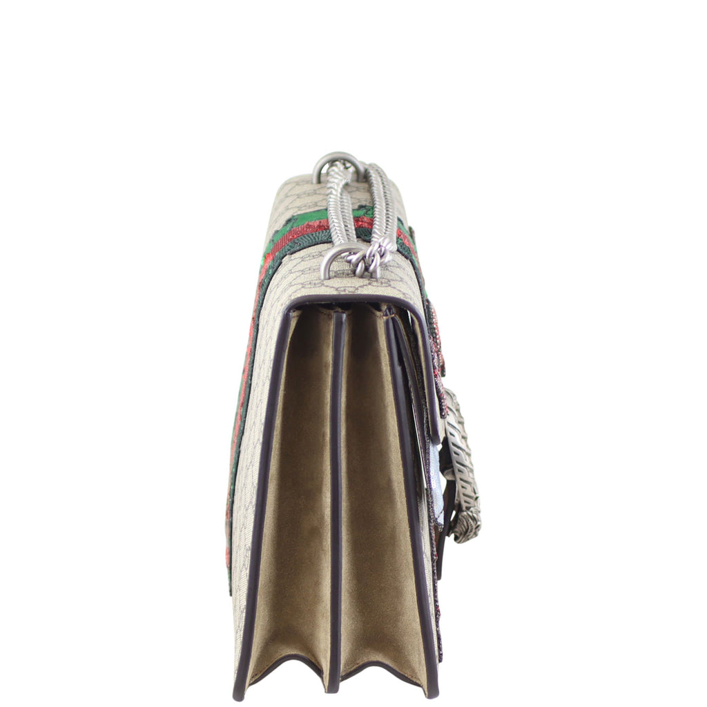 Gucci Dionysus GG Supreme Embellished Shoulder Bag Medium