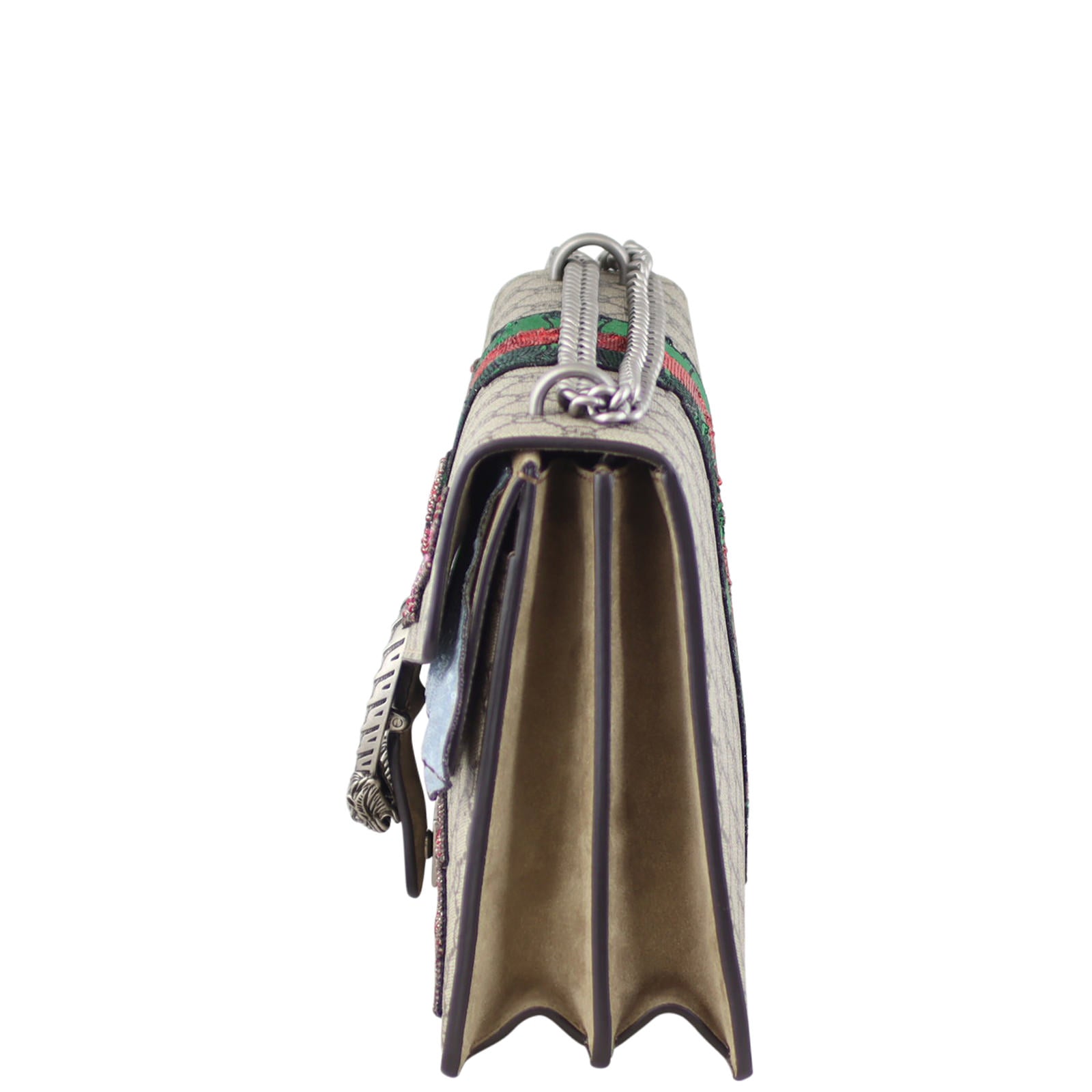 Gucci Dionysus GG Supreme Embellished Shoulder Bag Medium