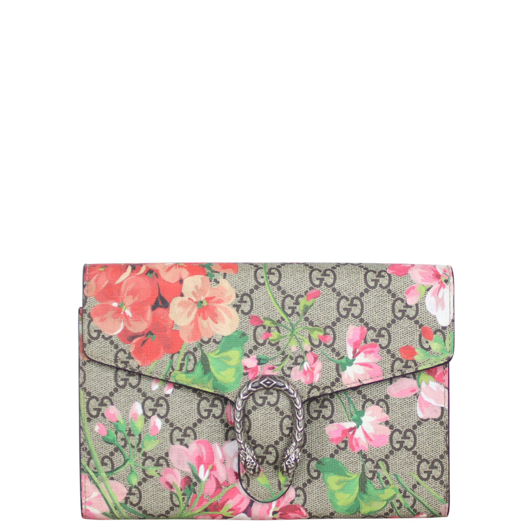 Gucci Dionysus GG Blooms Chain Wallet