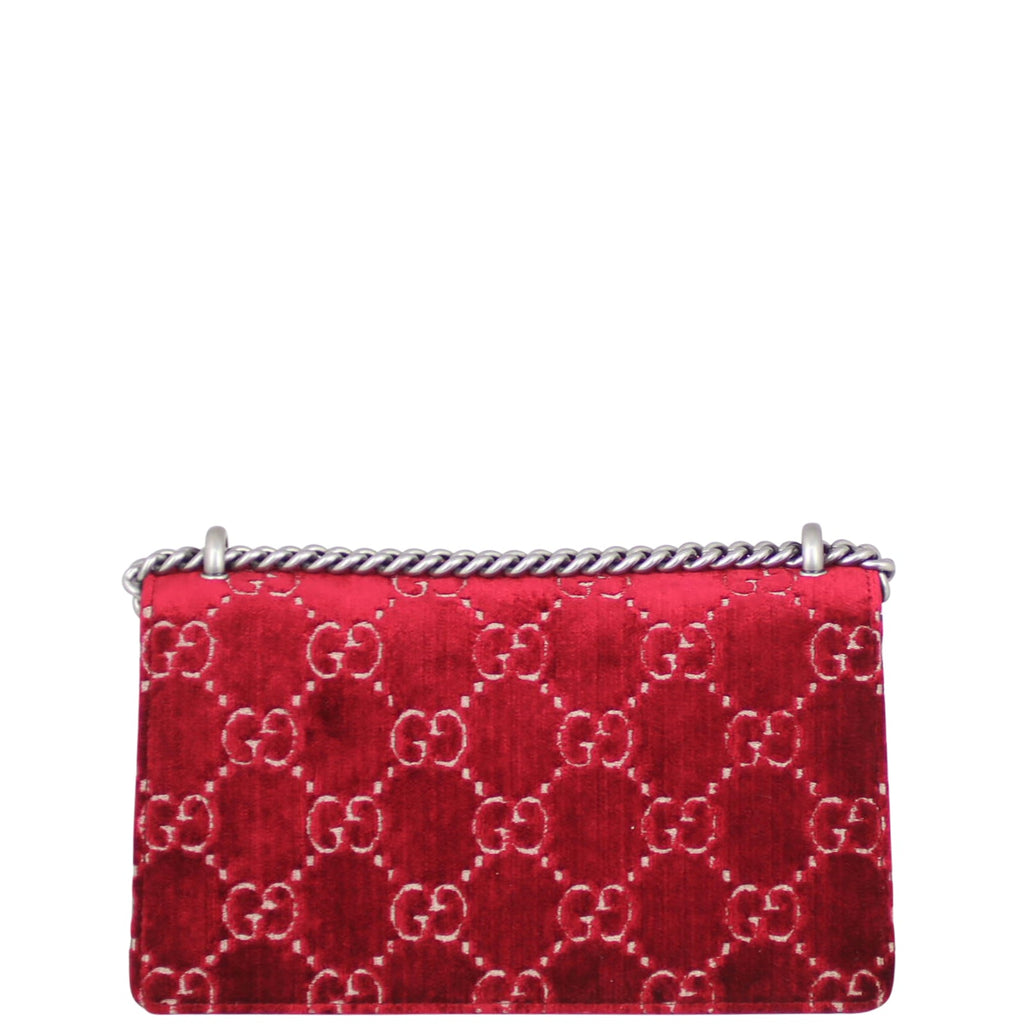 Gucci Dionysus GG Velvet Small Shoulder Bag
