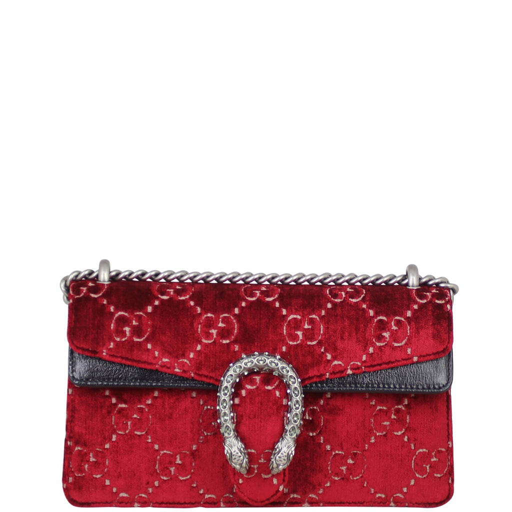 Gucci Dionysus GG Velvet Small Shoulder Bag