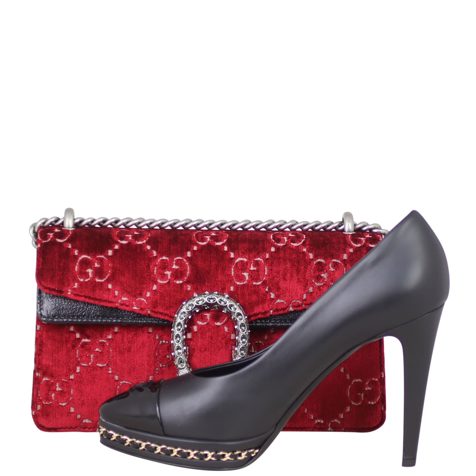 Gucci Dionysus GG Velvet Small Shoulder Bag