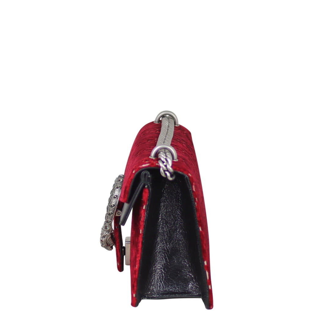 Gucci Dionysus GG Velvet Small Shoulder Bag