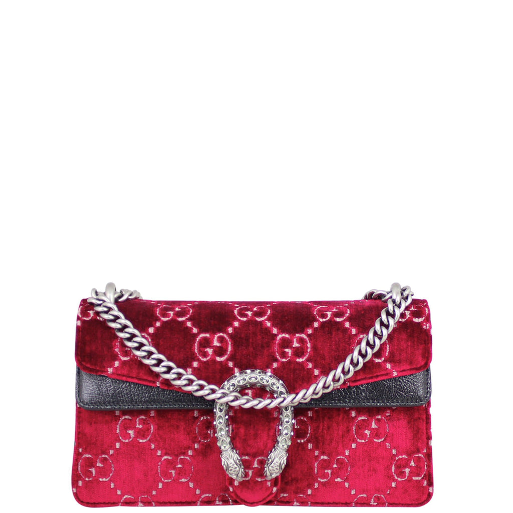 Gucci Dionysus GG Velvet Small Shoulder Bag