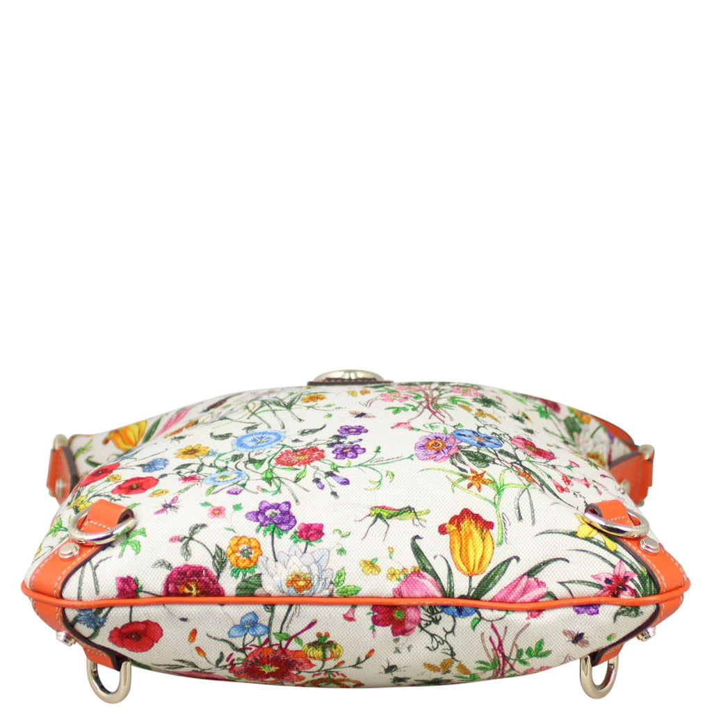Gucci Flora Canvas Messenger Bag