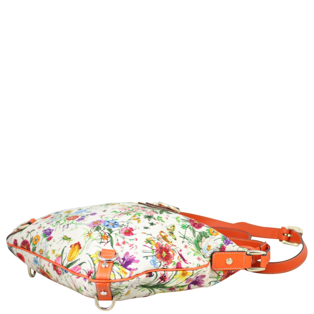 Gucci Flora Canvas Messenger Bag