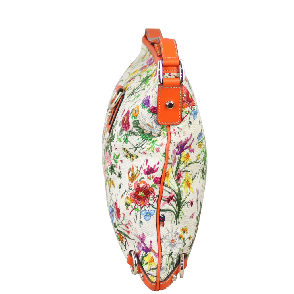 Gucci Flora Canvas Messenger Bag