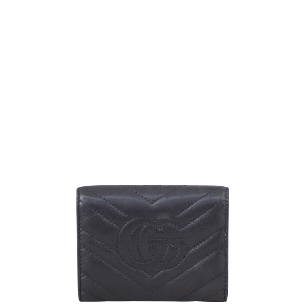 Gucci GG Marmont Matelasse Compact Wallet