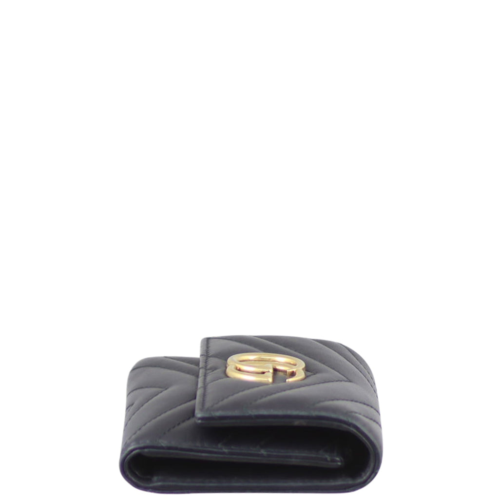 Gucci GG Marmont Matelasse Compact Wallet