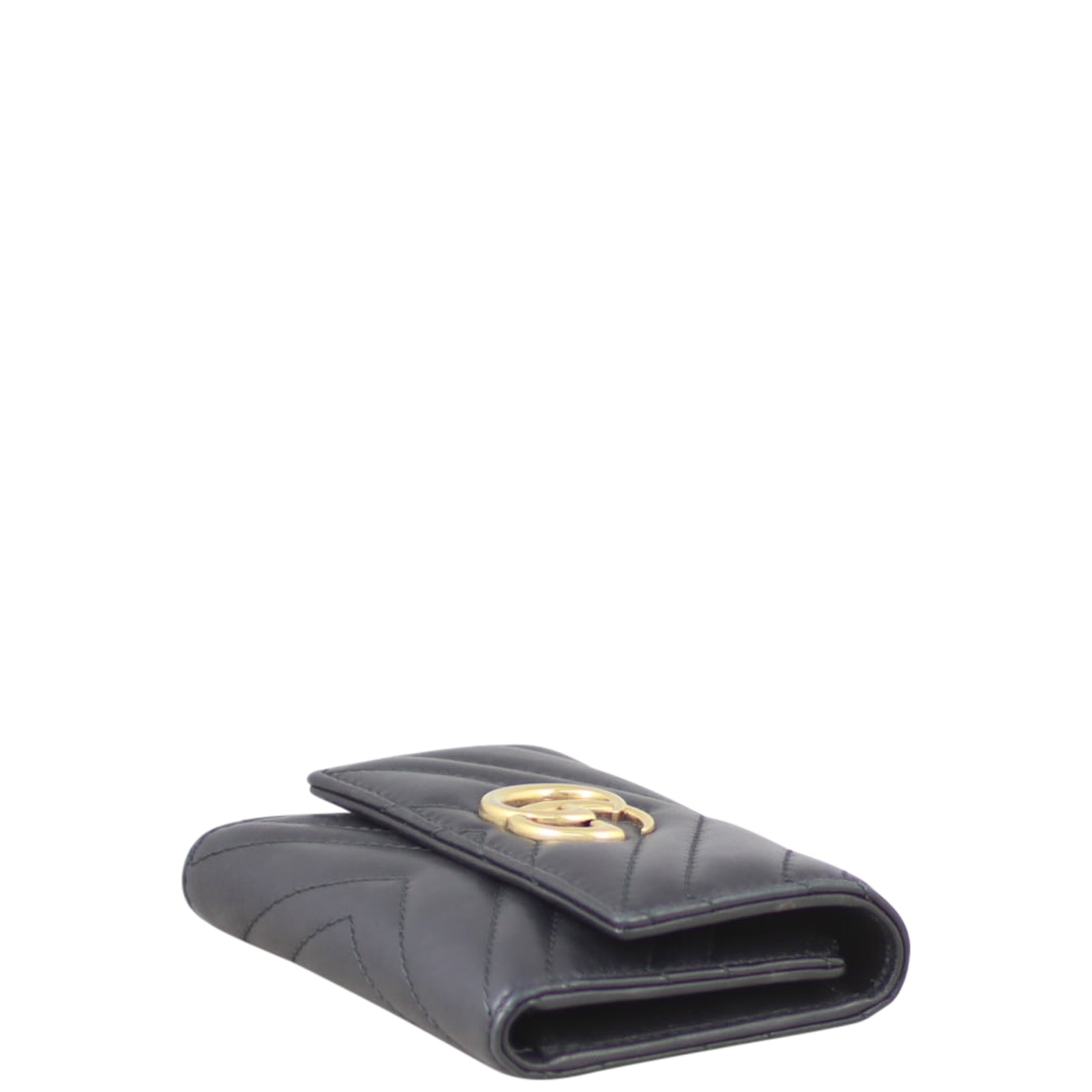 Gucci GG Marmont Matelasse Compact Wallet