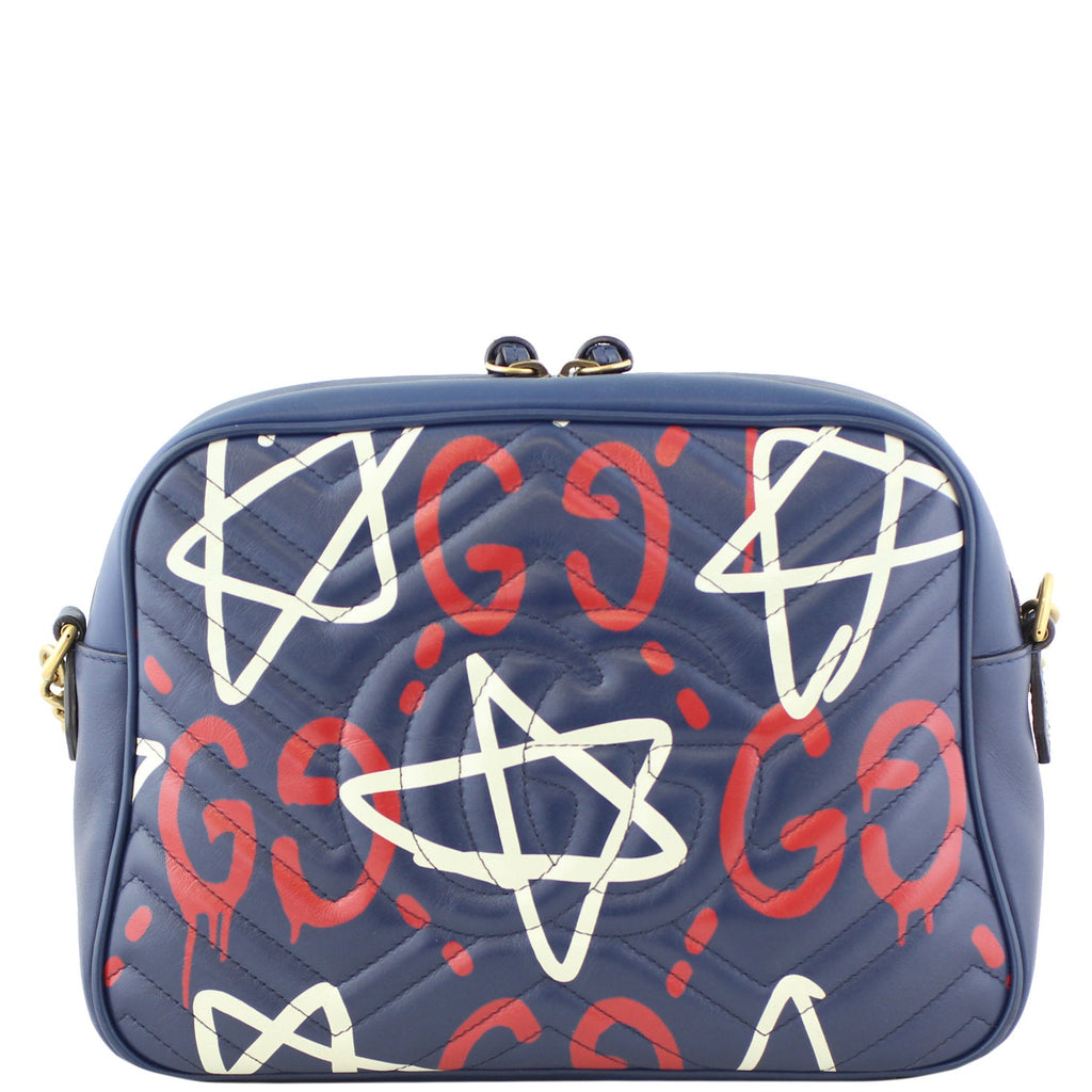 Gucci GG Marmont GucciGhost Medium Camera Bag