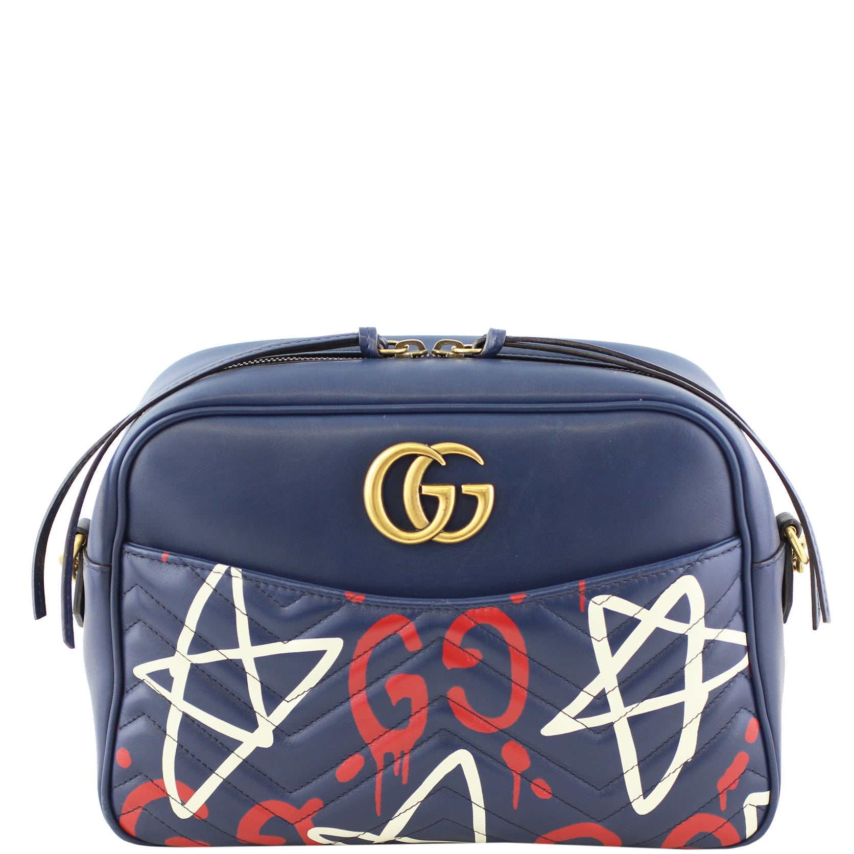 Gucci GG Marmont GucciGhost Medium Camera Bag