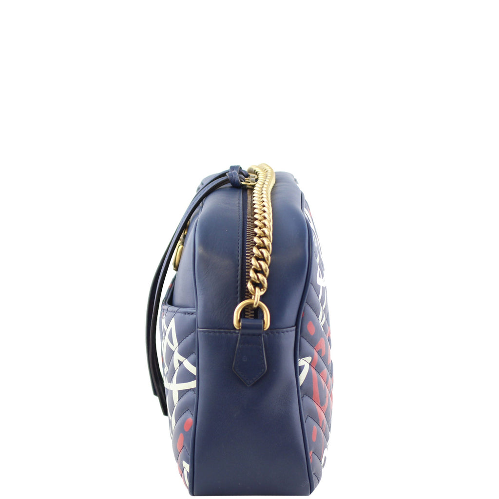 Gucci GG Marmont GucciGhost Medium Camera Bag
