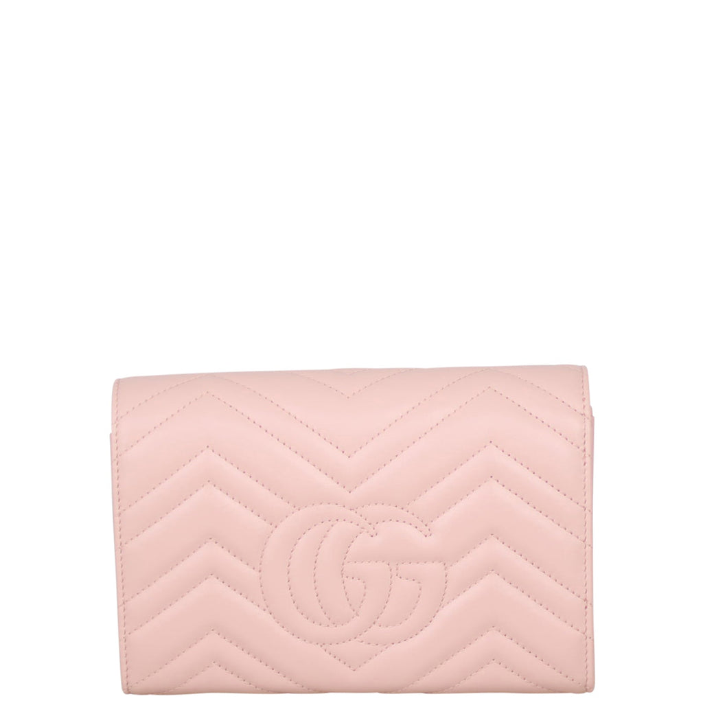 Gucci GG Marmont Matelasse Chain Wallet