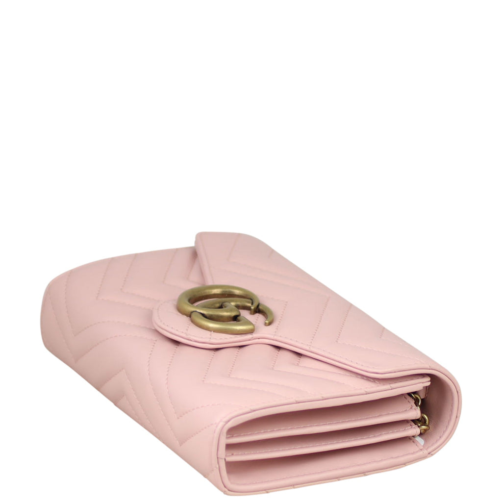 Gucci GG Marmont Matelasse Chain Wallet