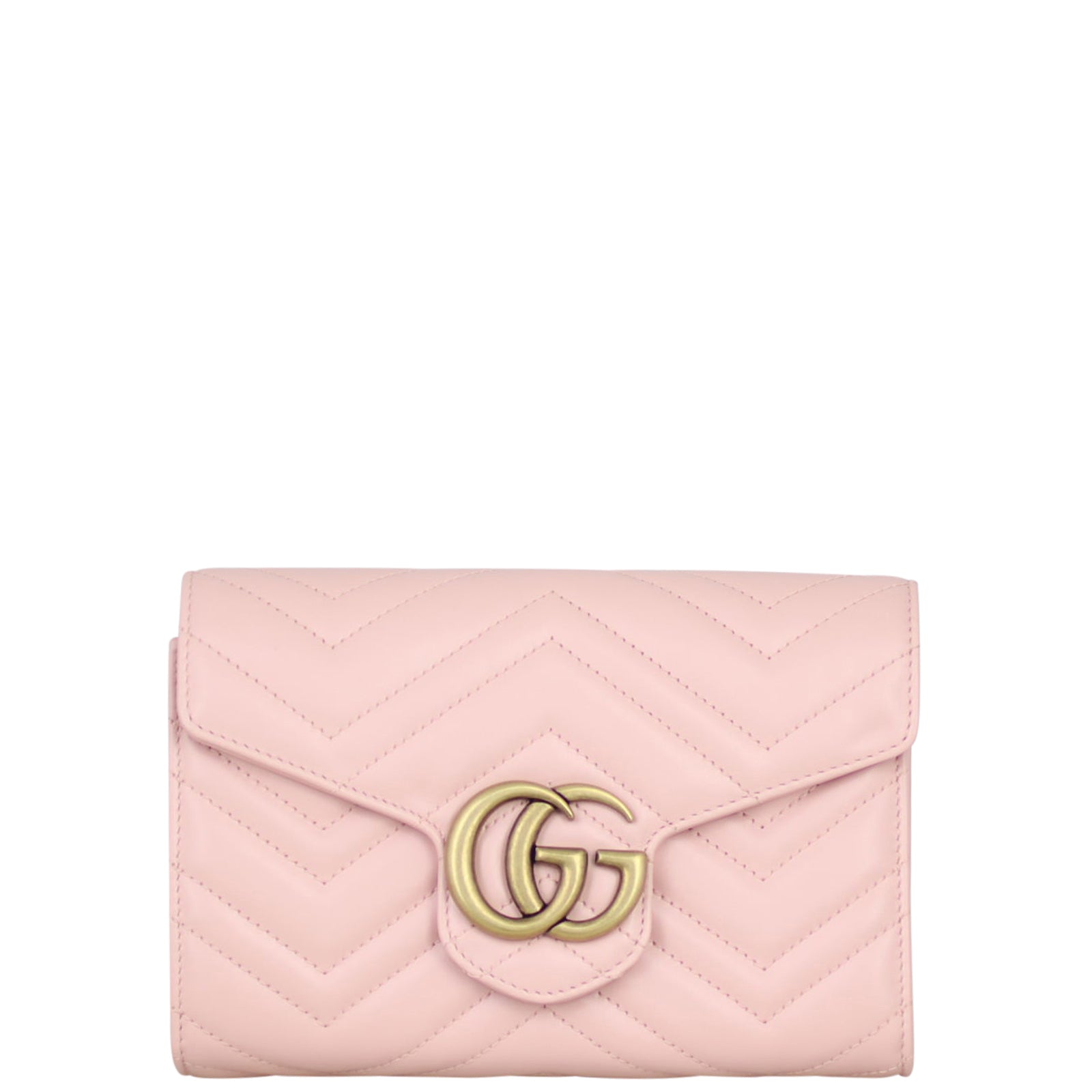 Gucci GG Marmont Matelasse Chain Wallet
