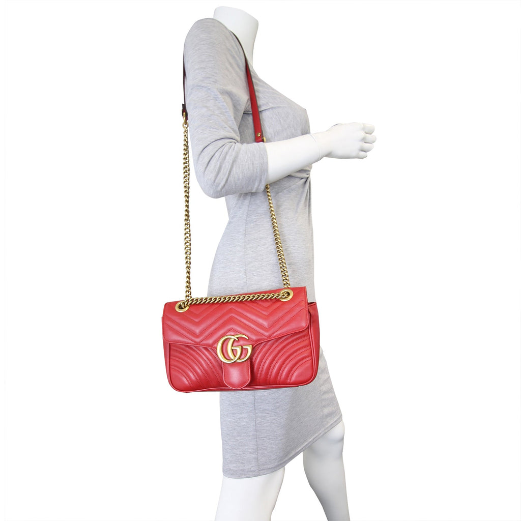 Gucci GG Marmont Small Matelasse Shoulder Bag