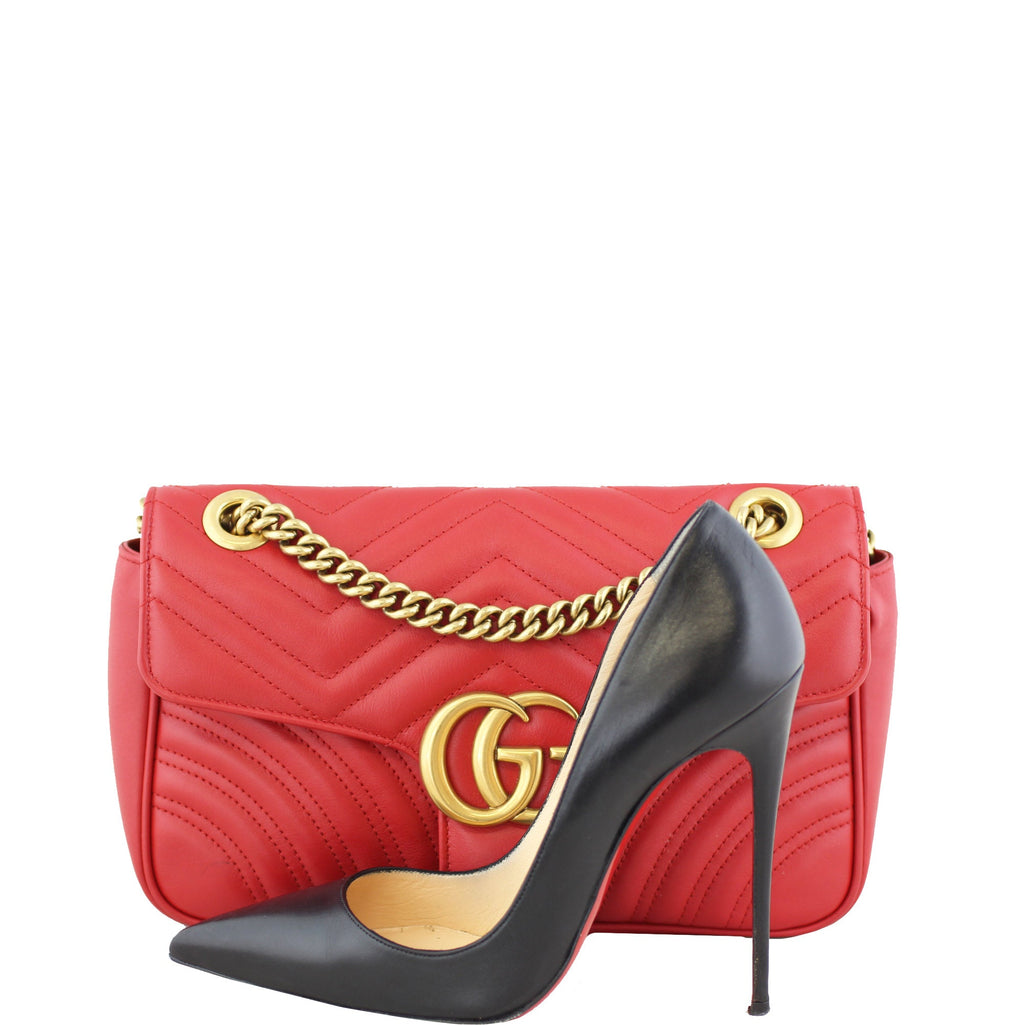 Gucci GG Marmont Small Matelasse Shoulder Bag