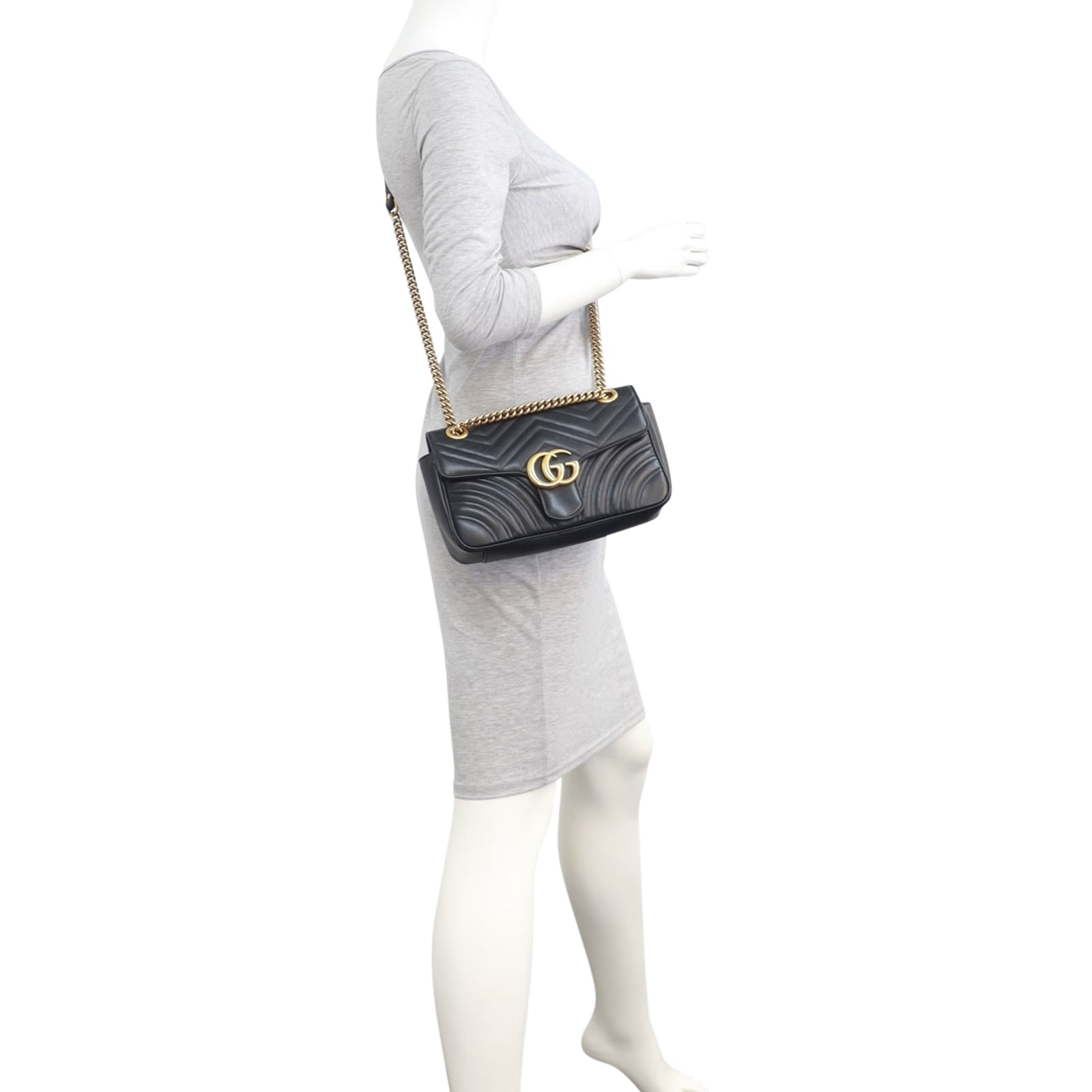 Gucci GG Marmont Small Matelasse Shoulder Bag