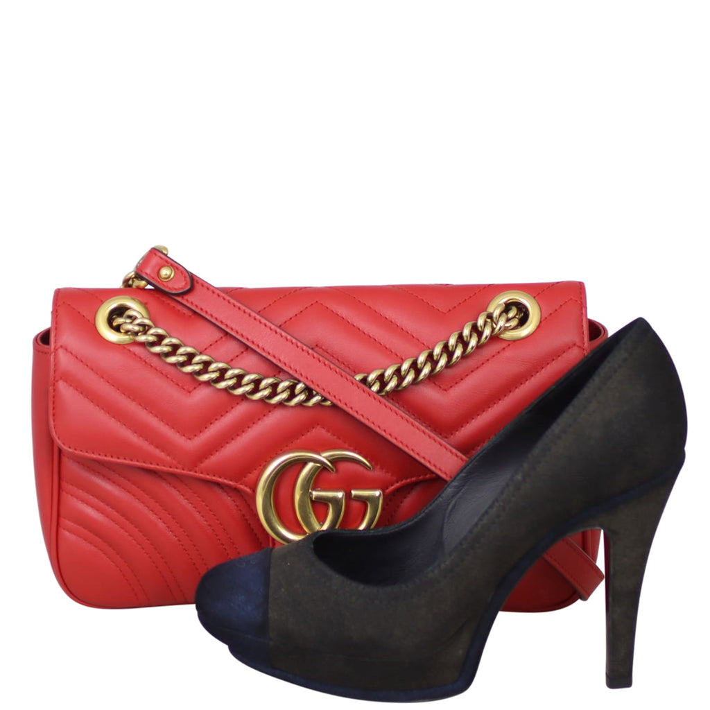 Gucci GG Marmont Small Matelasse Shoulder Bag