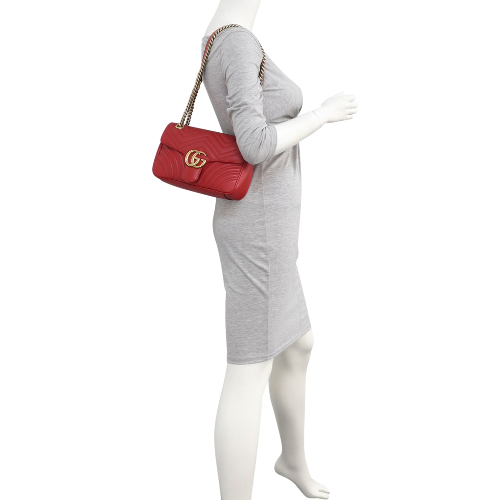 Gucci GG Marmont Small Matelasse Shoulder Bag