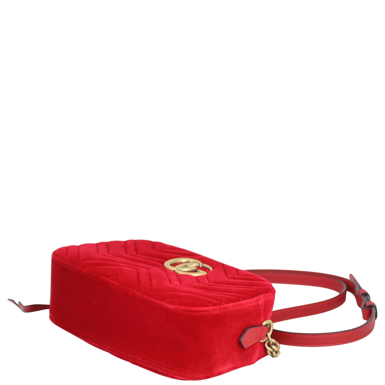 Gucci GG Marmont Small Velvet Camera Bag
