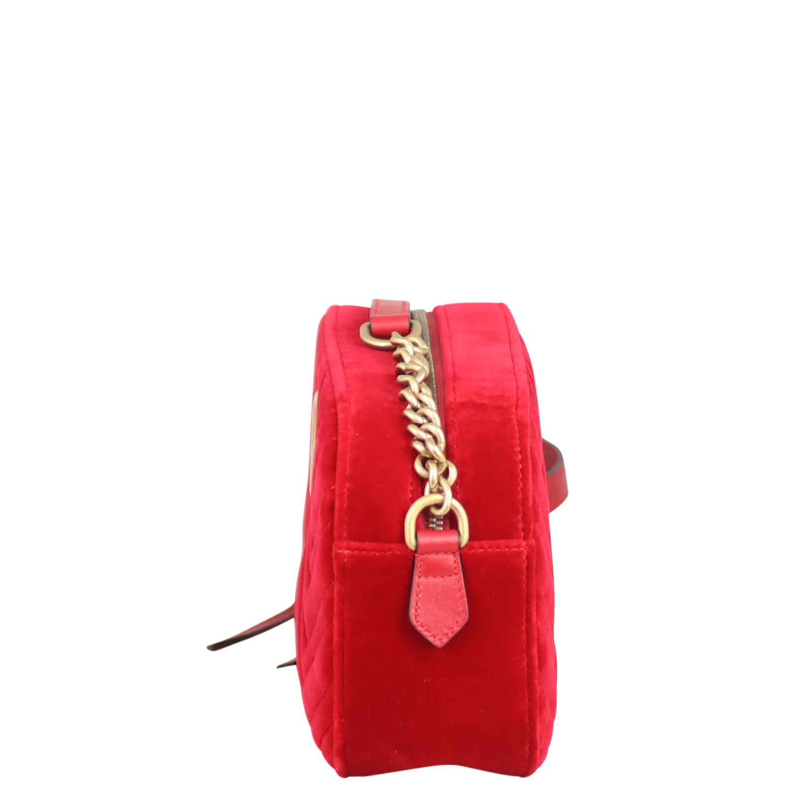 Gucci GG Marmont Small Velvet Camera Bag