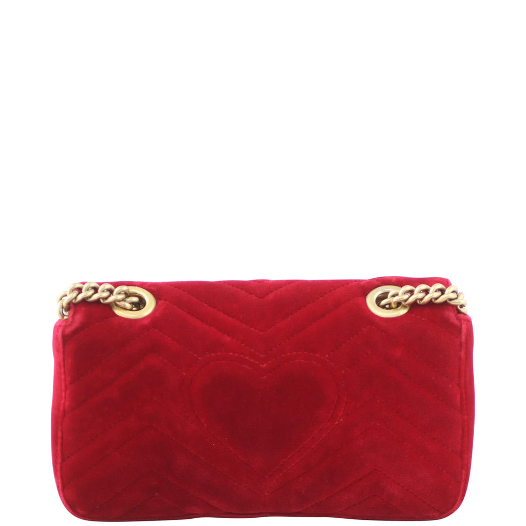 Gucci GG Marmont Velvet Mini Shoulder Bag