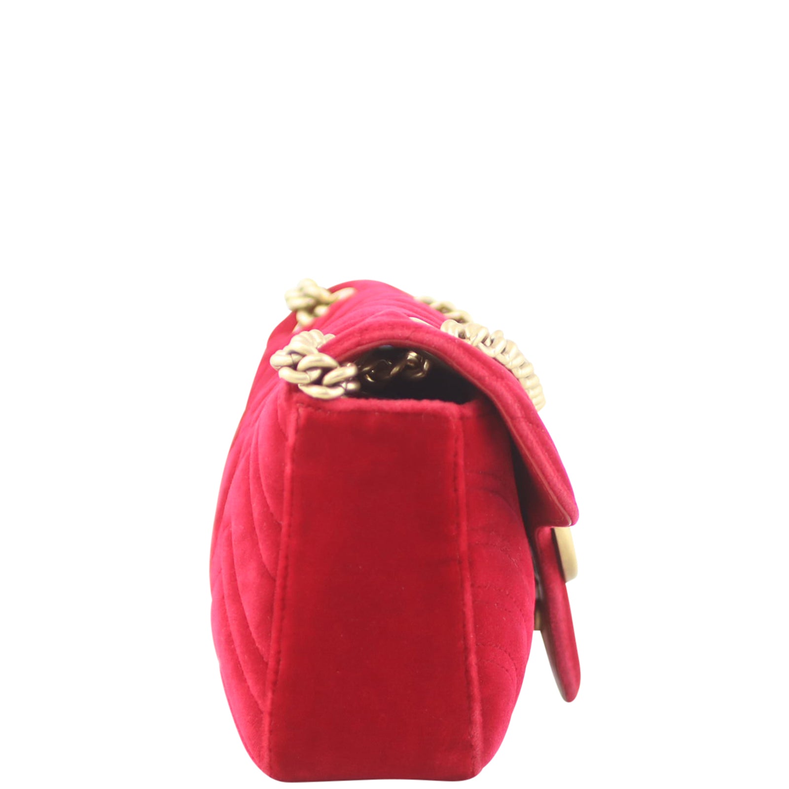 Gucci GG Marmont Velvet Mini Shoulder Bag