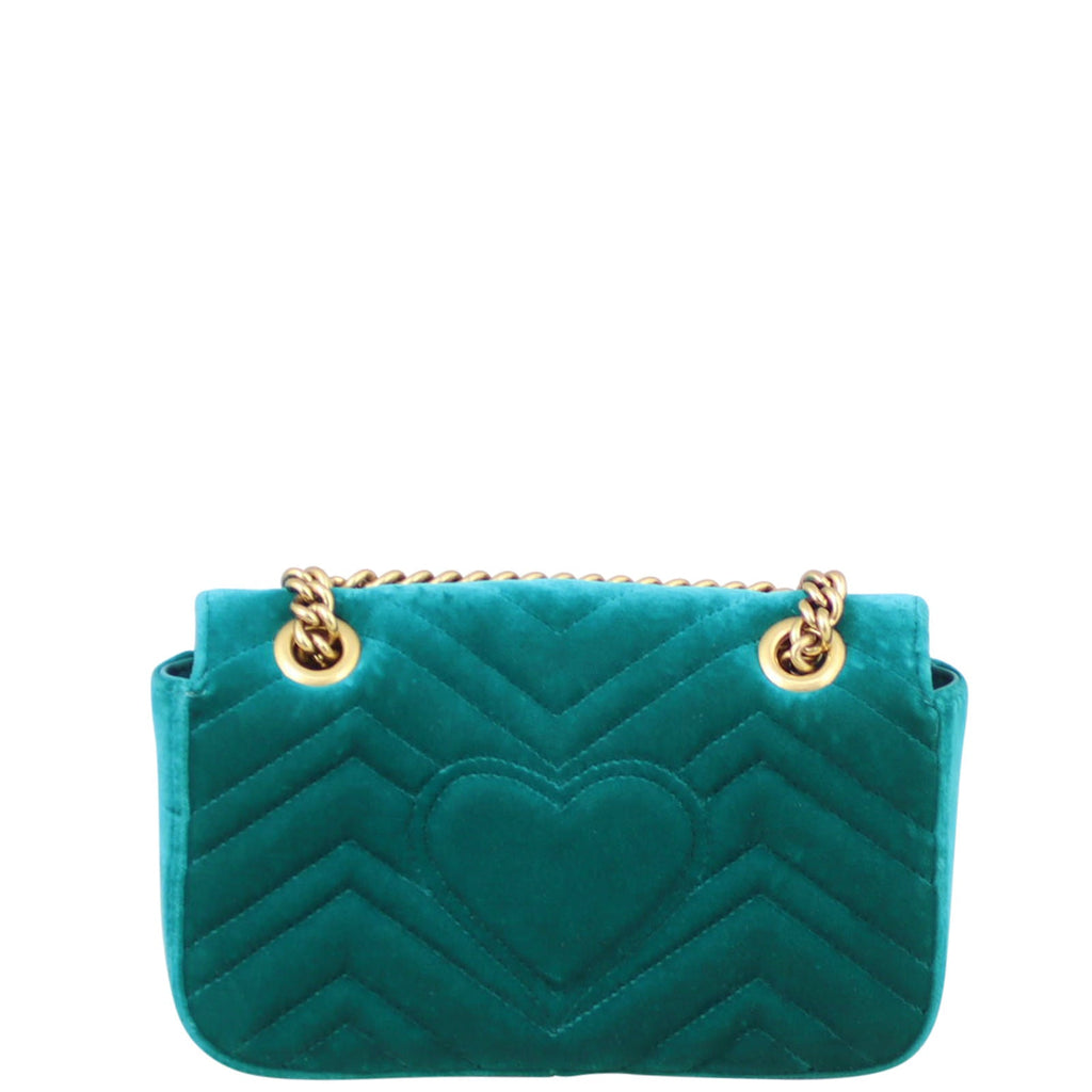 Gucci GG Marmont Velvet Mini Shoulder Bag