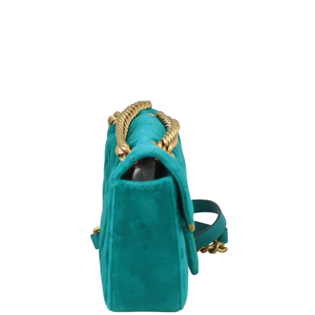 Gucci GG Marmont Velvet Mini Shoulder Bag