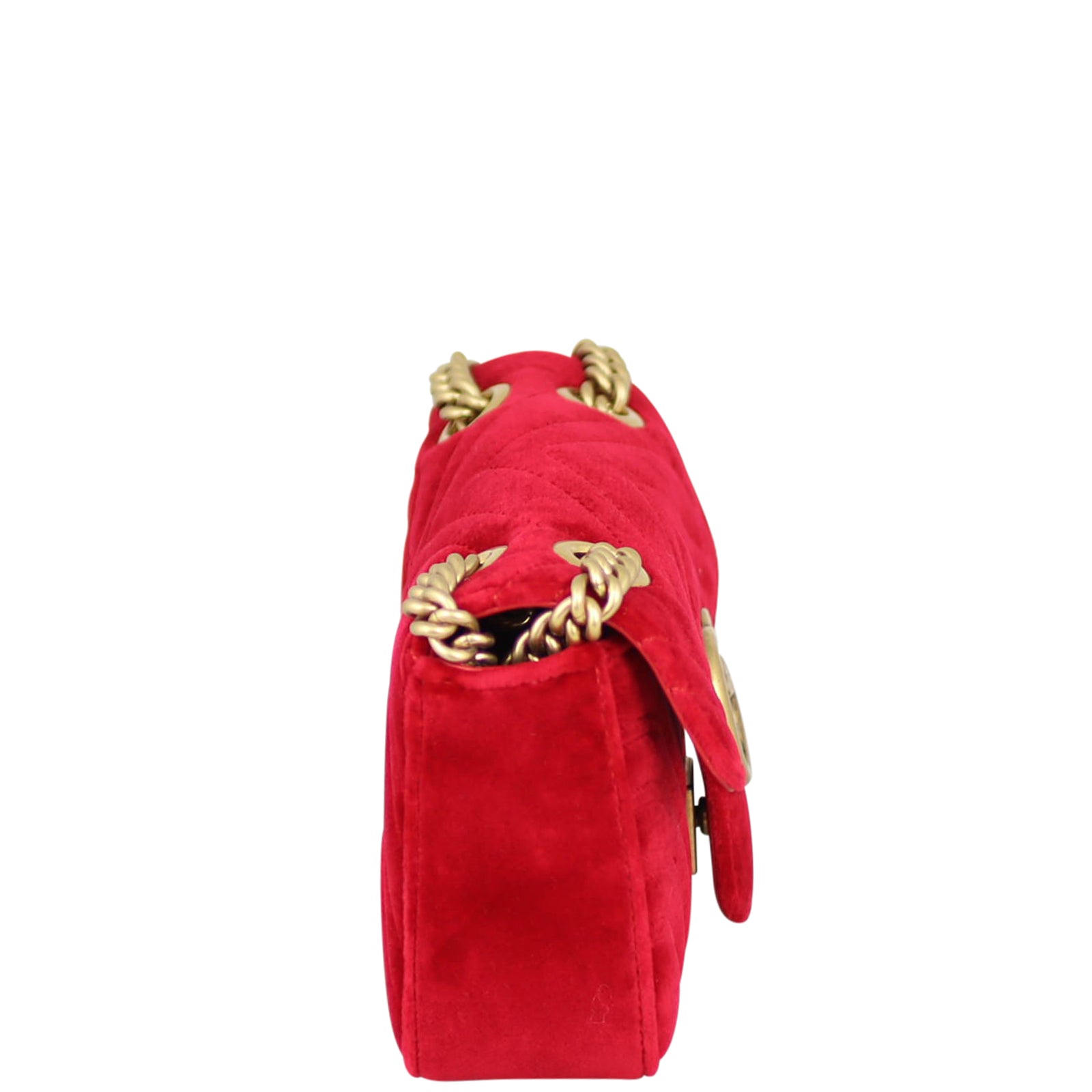 Gucci GG Marmont Velvet Mini Shoulder Bag