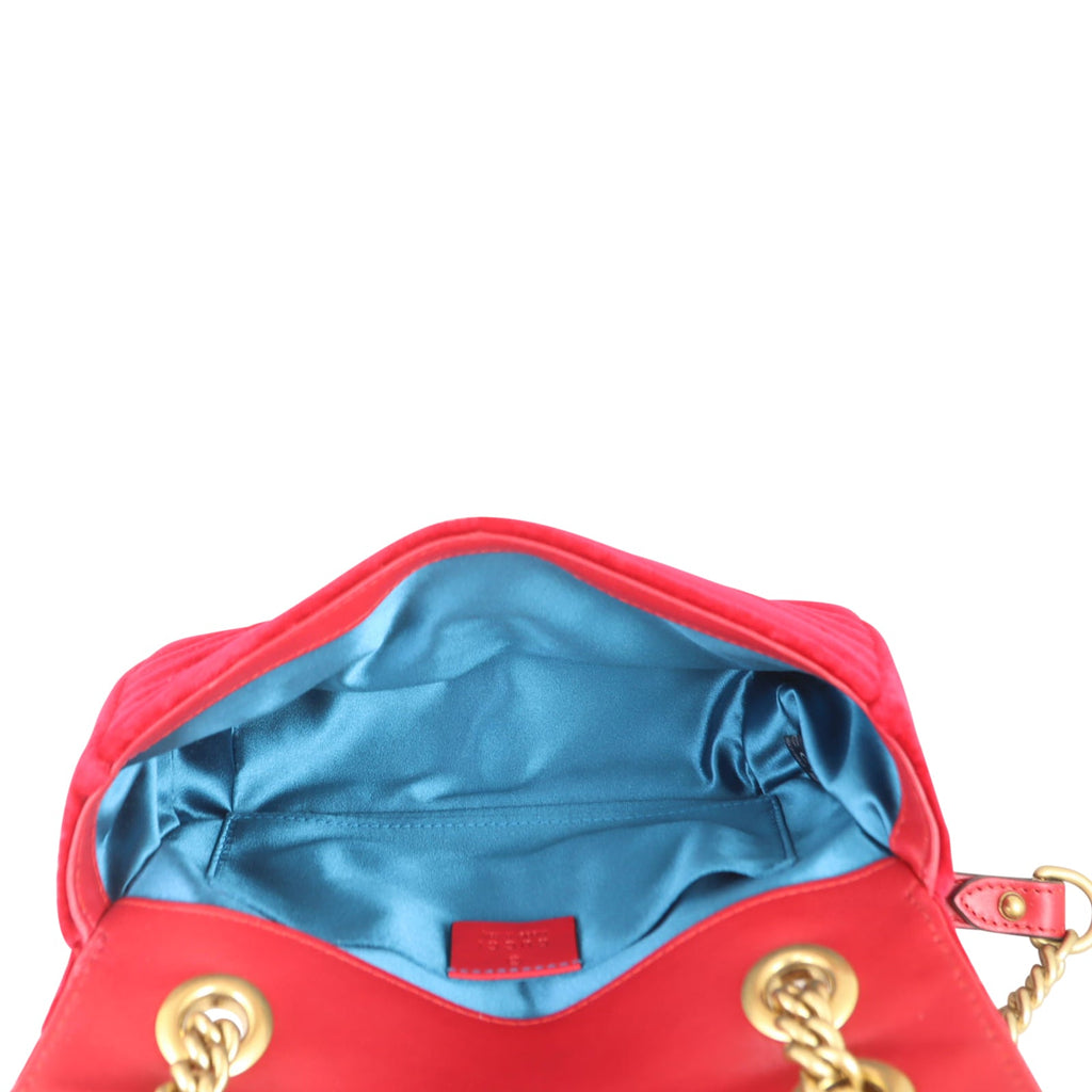 Gucci GG Marmont Velvet Mini Shoulder Bag