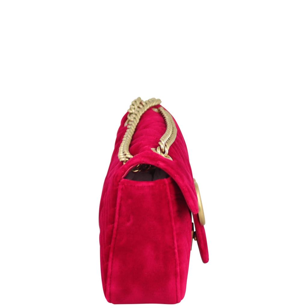Gucci GG Marmont Velvet Small Shoulder Bag
