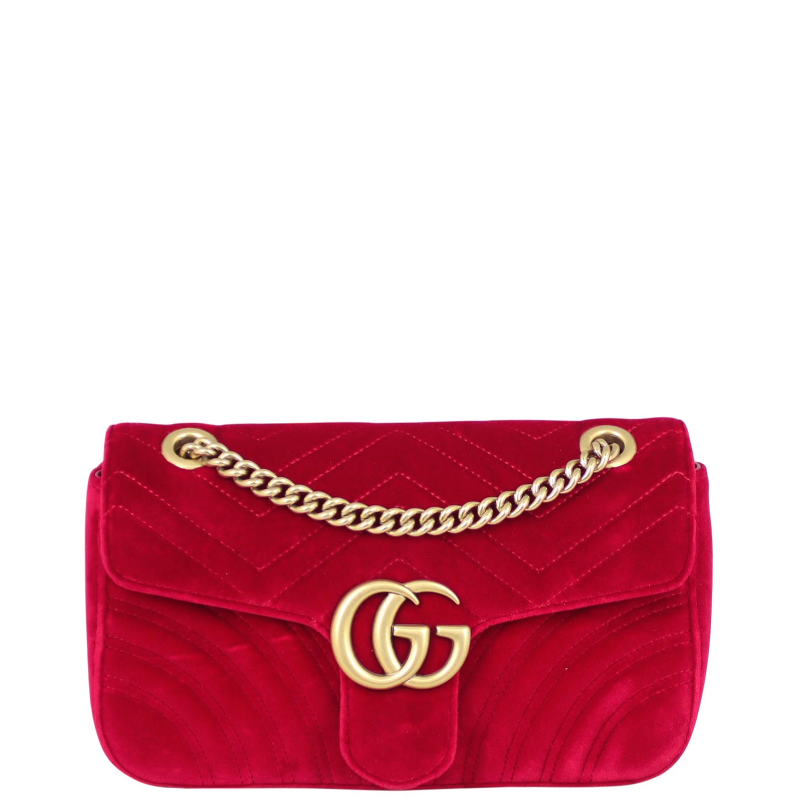 Gucci GG Marmont Velvet Small Shoulder Bag