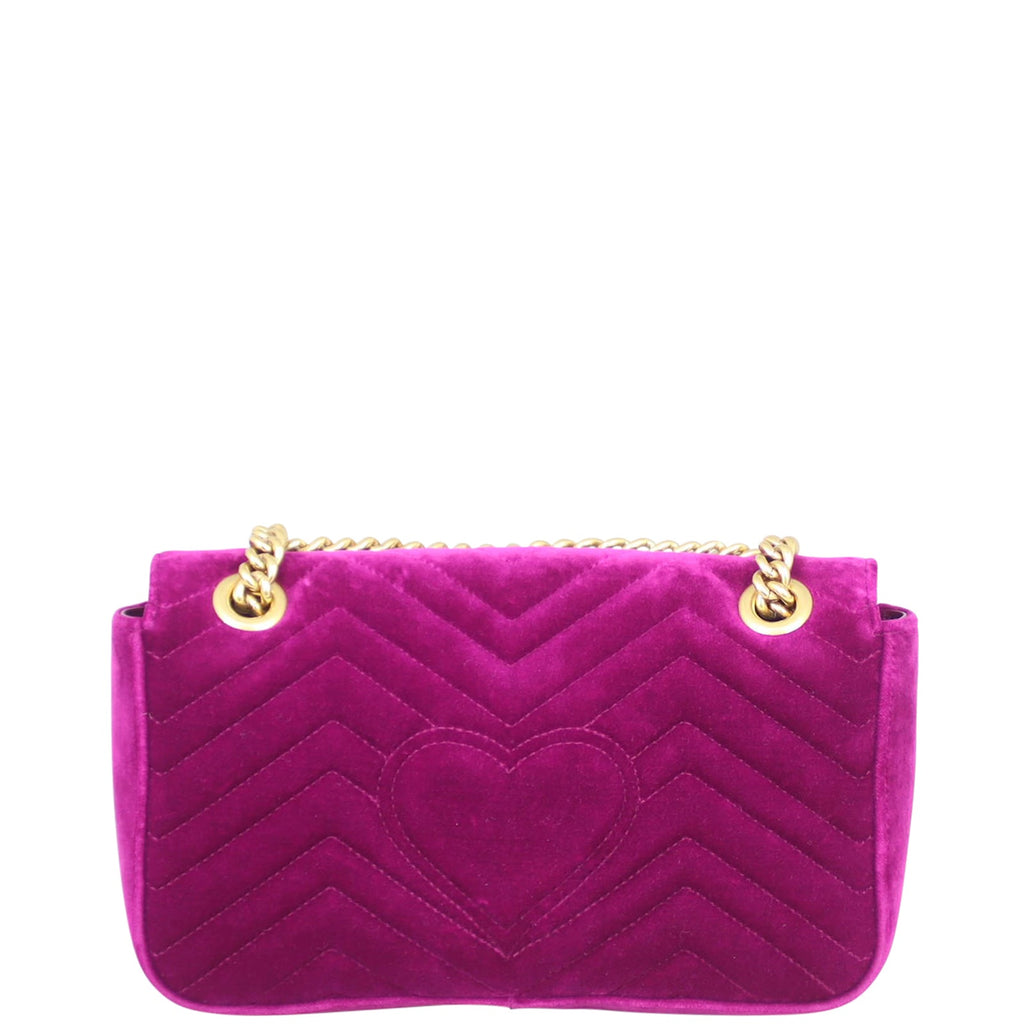 Gucci GG Marmont Velvet Small Shoulder Bag