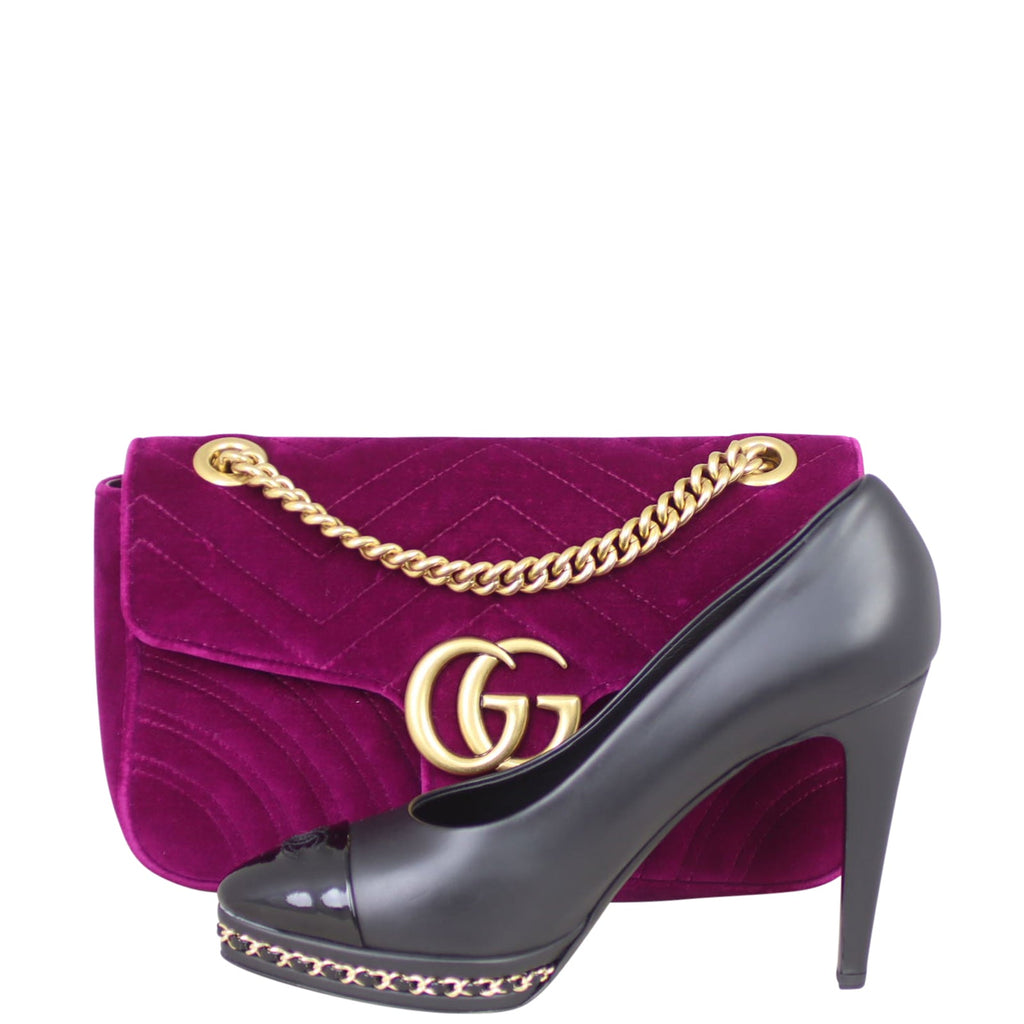 Gucci GG Marmont Velvet Small Shoulder Bag