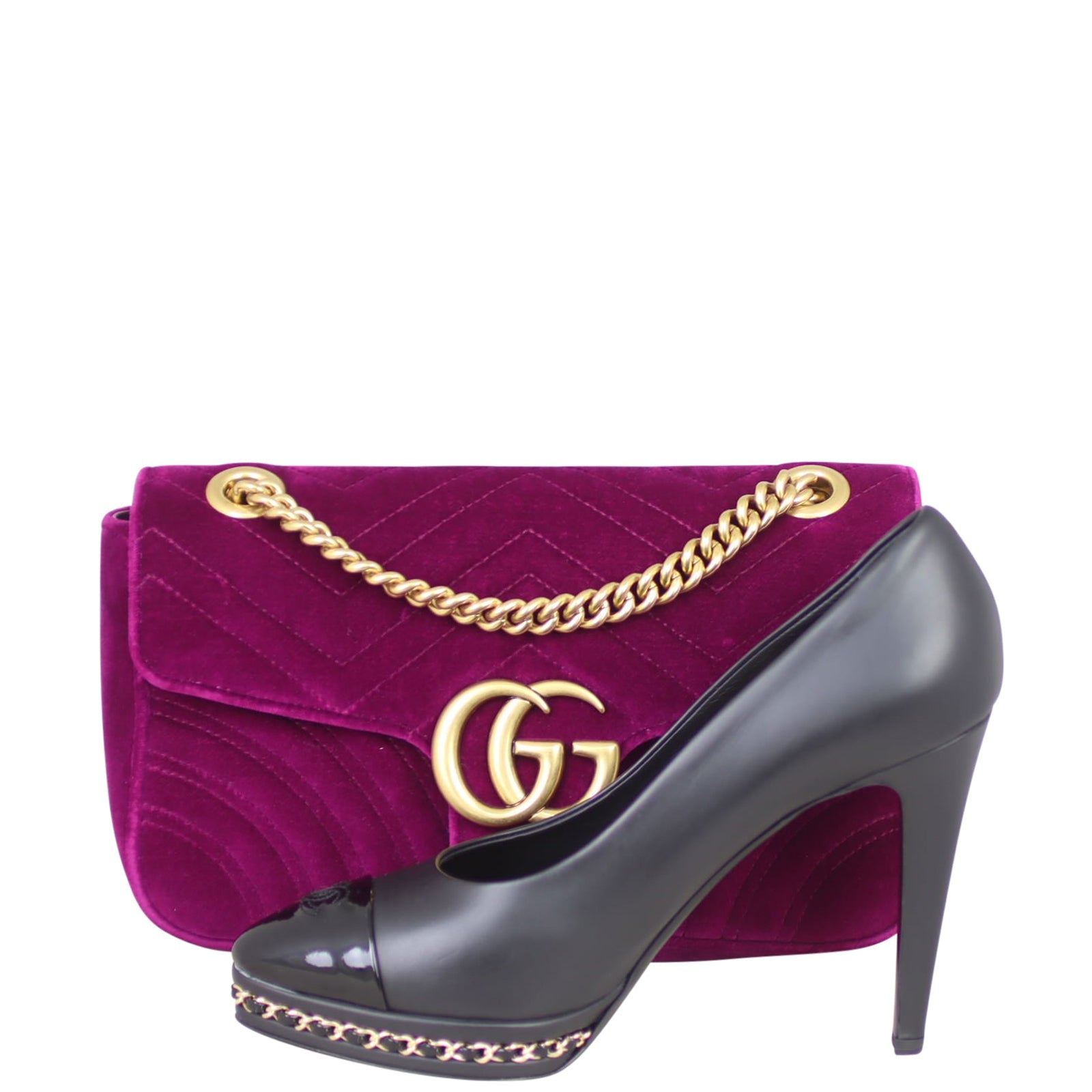 Gucci GG Marmont Velvet Small Shoulder Bag