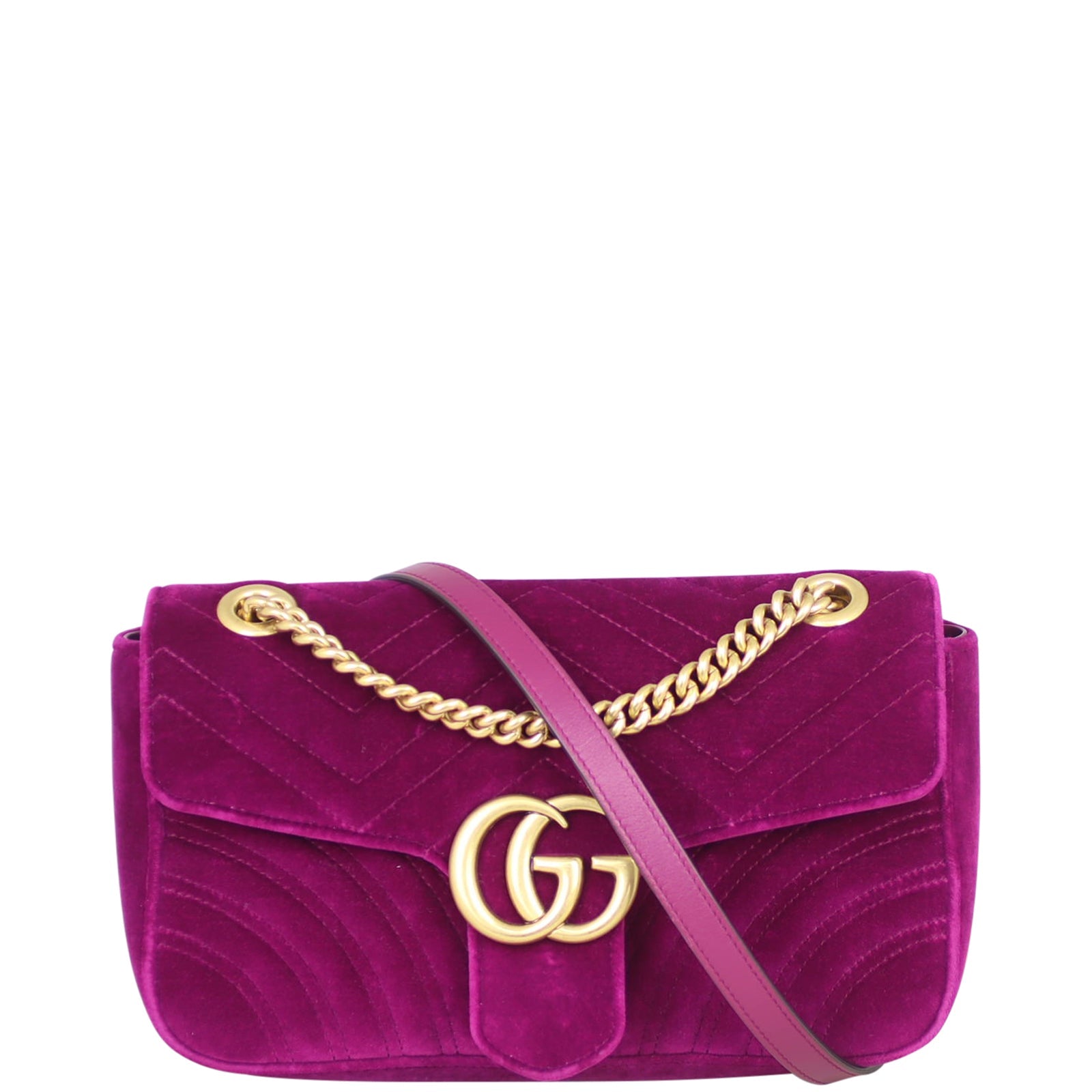 Gucci GG Marmont Velvet Small Shoulder Bag