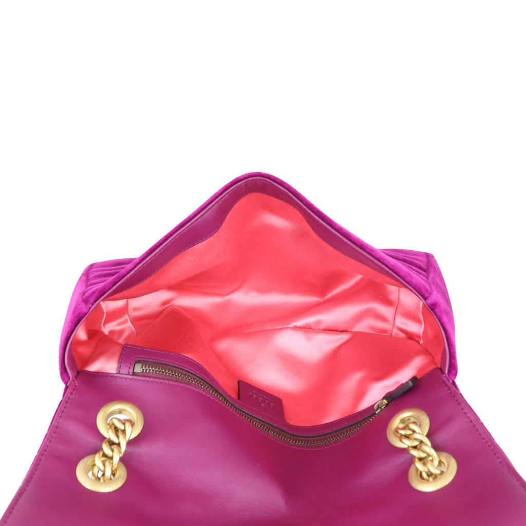 Gucci GG Marmont Velvet Small Shoulder Bag