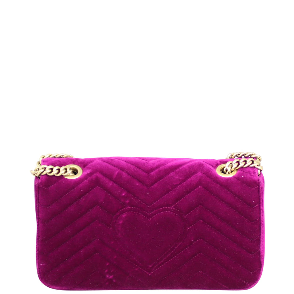 Gucci GG Marmont Velvet Small Shoulder Bag