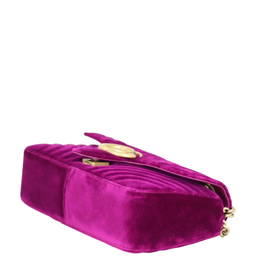 Gucci GG Marmont Velvet Small Shoulder Bag